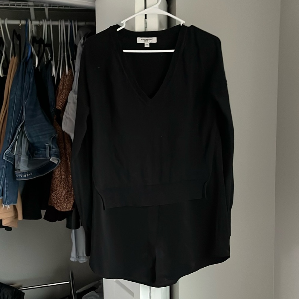 Kaufman Franco Collective Inset Black Sweater, never worn - Picture 2 of 7